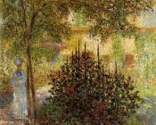 克劳德 莫奈 : Camille Monet in the Garden at the House in Argenteuil
